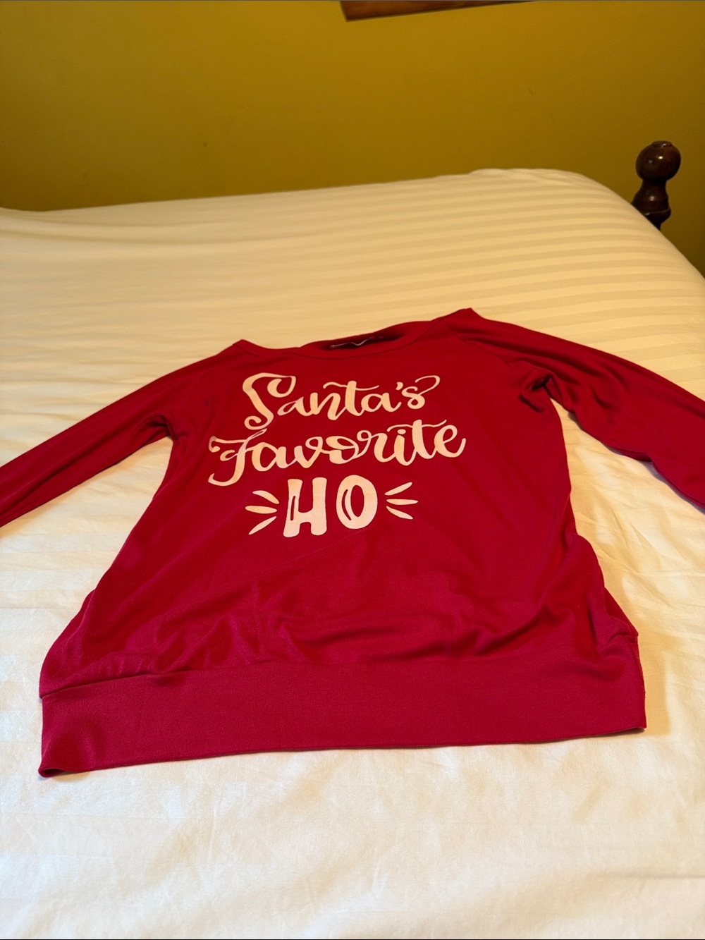 Red Graphic Holiday Crewneck Sweatshirt